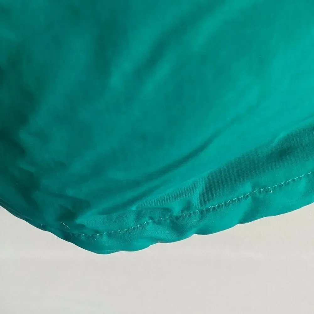 Lands' End Turquoise Winter Hooded Ski Jacket